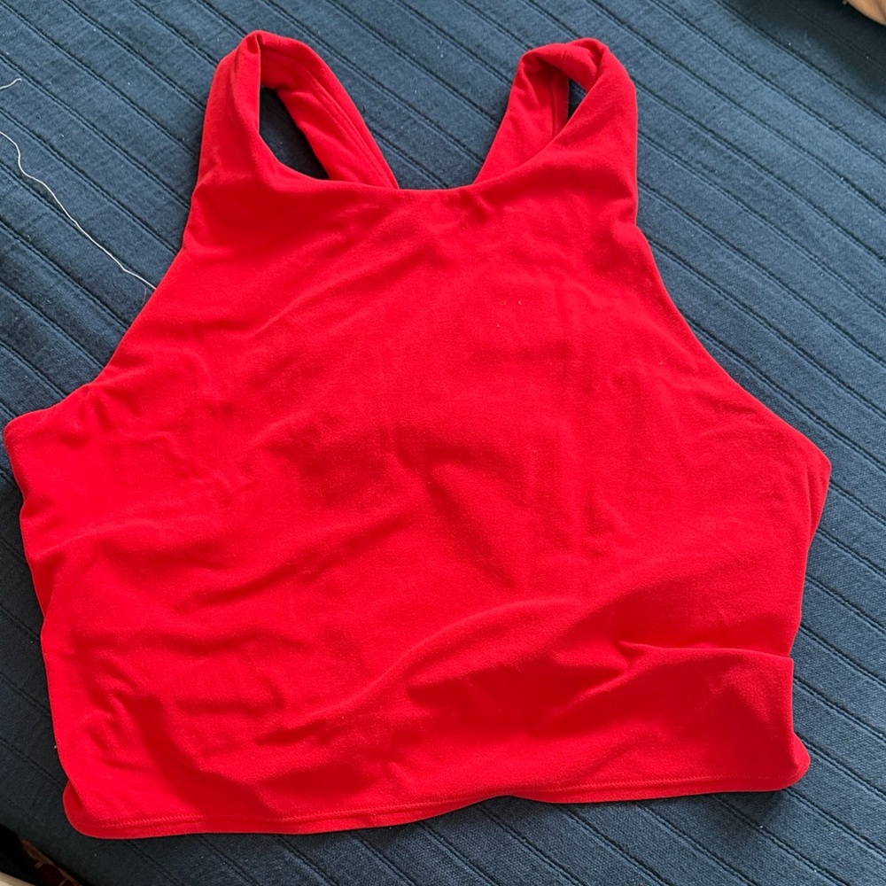 Balance Athletica Vibrant Red Sports Bra